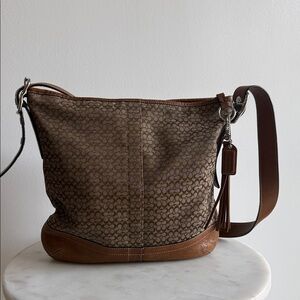 Y2K Coach SoHo Brown Leather Crossbody